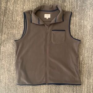 Goodfellow Gray Zip-Up Fleece Vest